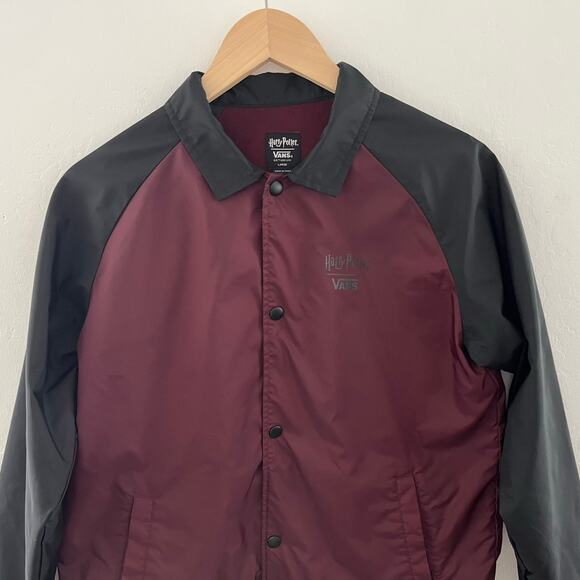 VANS x Harry Potter Kids Torrey Jacket Windbreaker Hogwarts Crests Youth Large - Picture 3 of 14